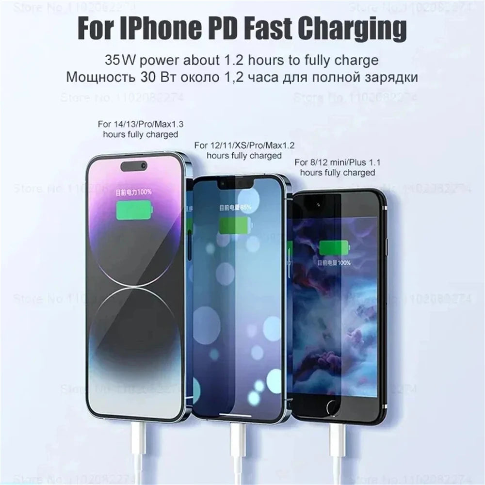 PD 30W Fast Charging For iPhone Charger USB For iPhone Cable 14 13 12 11 Pro Max Mini 8 Plus X XR XS USB Phone Charge Data Cable